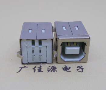 怀化USB BF180度母座 打印机接口 立式直插带赛