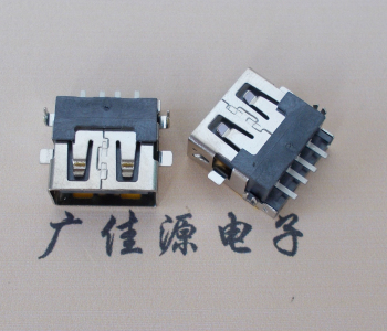 怀化 USB母座 贴片沉板3.5/4.9 直口/卷口铜壳/铁壳