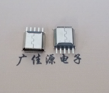 怀化Micro USB接口 母座B型5p引脚焊线无后背