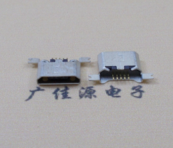 怀化MK USB B Type 沉板0.9母座后两脚SMT口不卷边