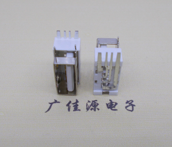 怀化USB侧立式短体10.0尺寸 侧插加宽脚5A大电流插座