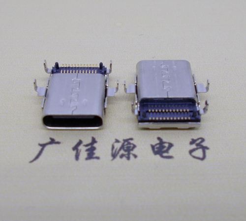 怀化沉板usb 3.1 type-c24p母座双排贴板L=12.8mm