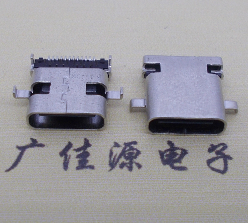 怀化卧式type-c24p母座沉板1.1mm前插后贴连接器