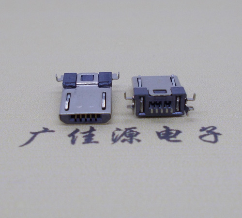 怀化Micro usb焊板式公头贴片SMT款无弹超薄