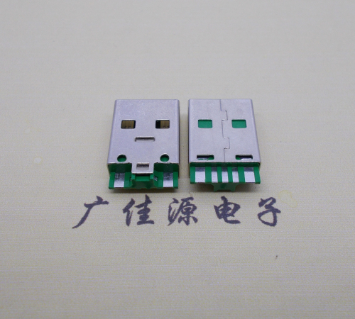 怀化usb5a公头.5p焊线带ic.大电流oppo闪充