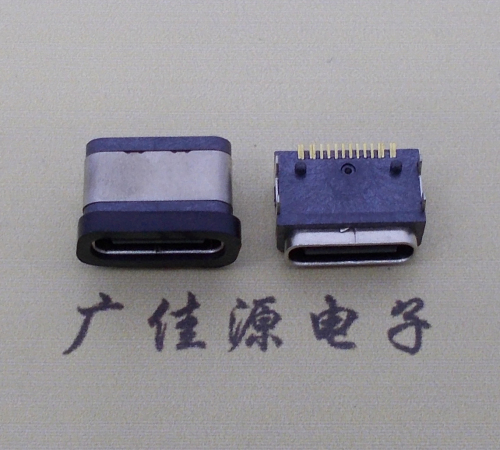 怀化type-c16p接口 板端卧式母座 IPX6防水等级 A5大电流